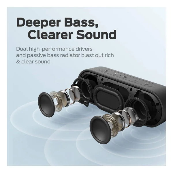 Tribit Xsound Go Siyah Bluetooth Hoparlör - Görsel 4