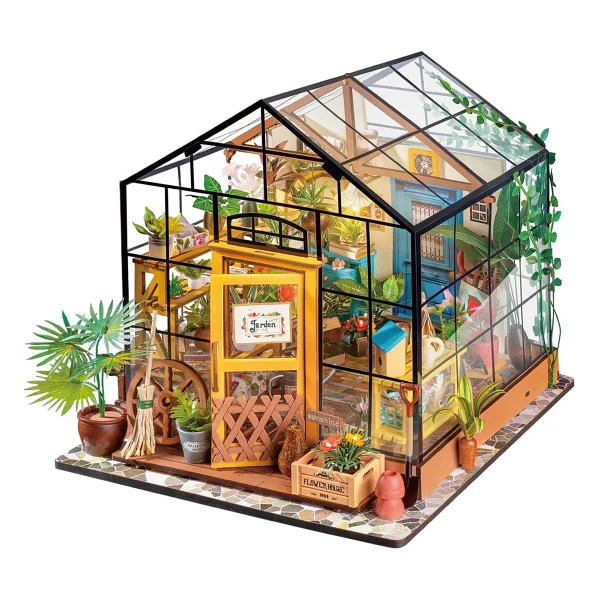 Rolife Dg104 Cathy'nin Çiçek Evi Minyatür Maket - Görsel 8