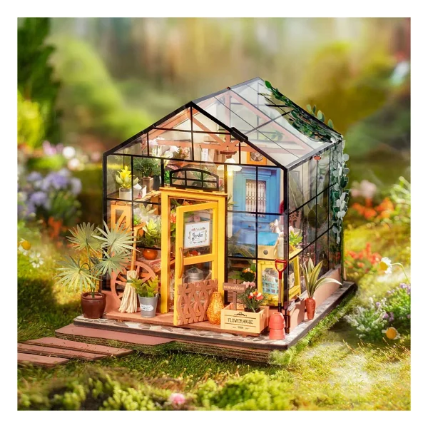 Rolife Dg104 Cathy'nin Çiçek Evi Minyatür Maket - Görsel 2