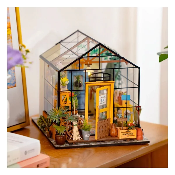 Rolife Dg104 Cathy'nin Çiçek Evi Minyatür Maket - Görsel 3