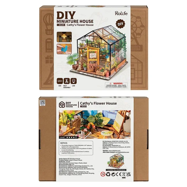 Rolife Dg104 Cathy'nin Çiçek Evi Minyatür Maket - Görsel 7