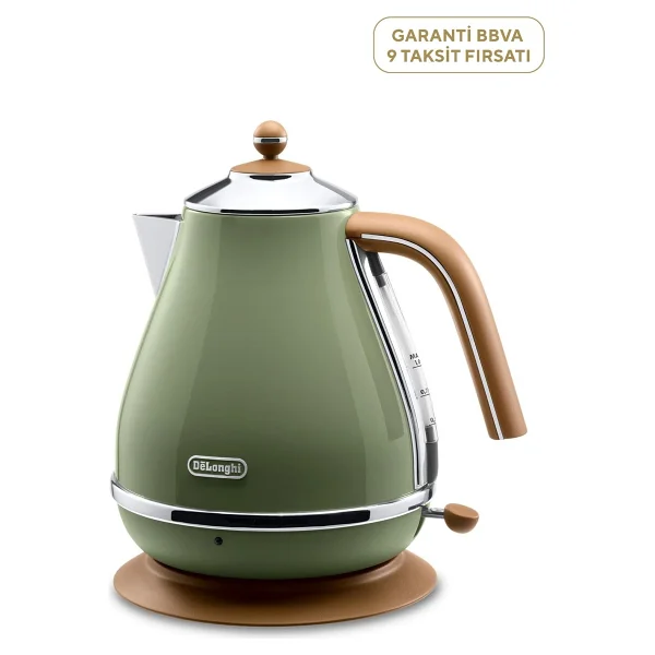 Delonghi Kbov 2001.Gr Icona Vintage Yeşil 2000 W 1.7 Lt Çelik Kettle - Görsel 7
