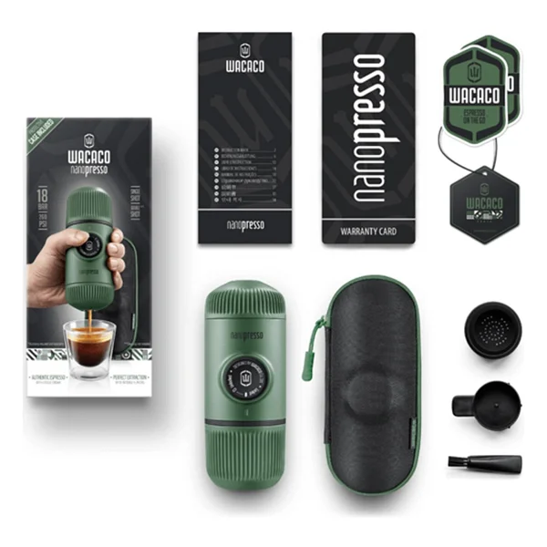 Wacaco Nanopresso Yosun Yeşili Manuel Espresso Makinesi - Görsel 2