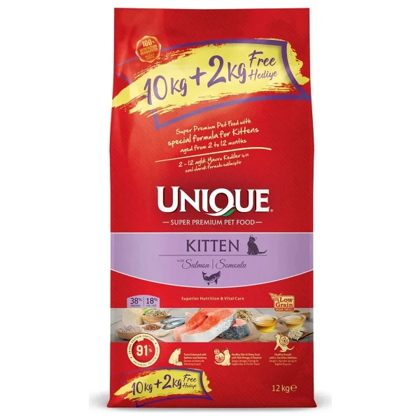 Unique Somonlu 12 Kg Yavru Kedi Maması - Görsel 2