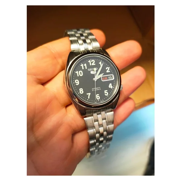 Seiko 5 Snk381 Siyah Erkek Kol Saati - Görsel 4
