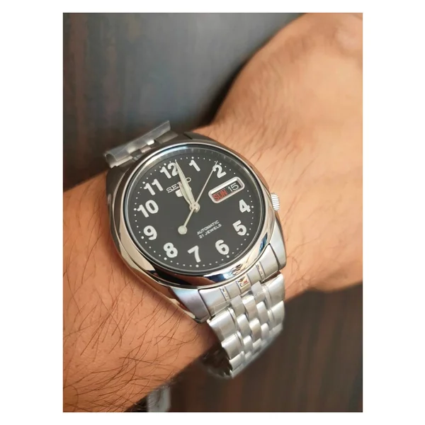 Seiko 5 Snk381 Siyah Erkek Kol Saati - Görsel 5