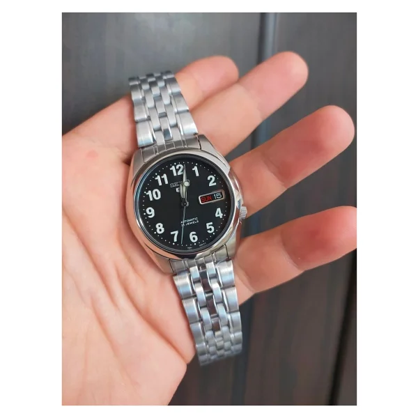 Seiko 5 Snk381 Siyah Erkek Kol Saati - Görsel 6