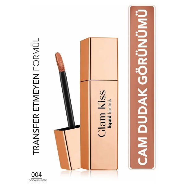 Flormar Glam Kiss Yüksek Pigmentli & Nemlendirici Parlak Bitişli 008 Scarlet Heat Likit Ruj - Görsel 9
