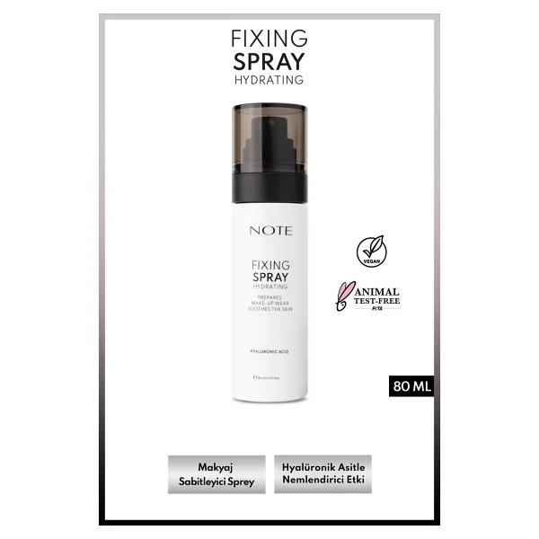 Note Hydrating Fixing 80 Ml Makyaj Sabitleyici Sprey - Görsel 9