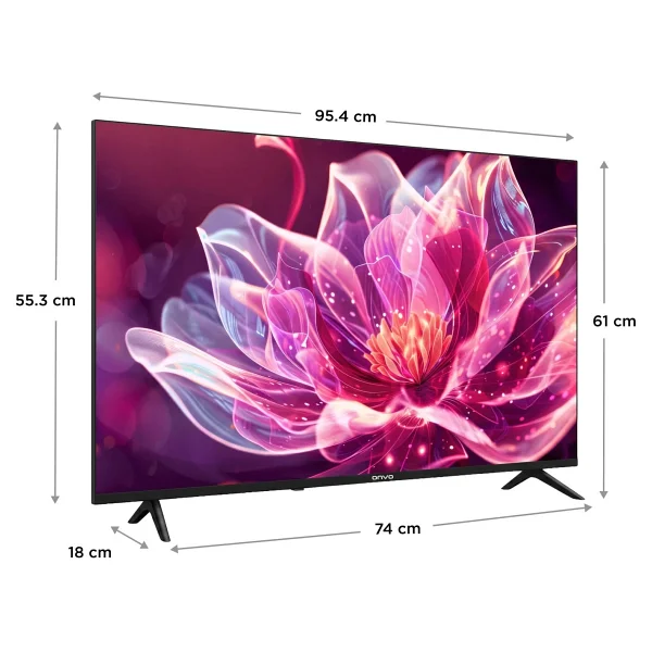 Onvo 43vq80f3fa Full HD 43" 109 Ekran Uydu Alıcılı Smart QLED TV - Görsel 3