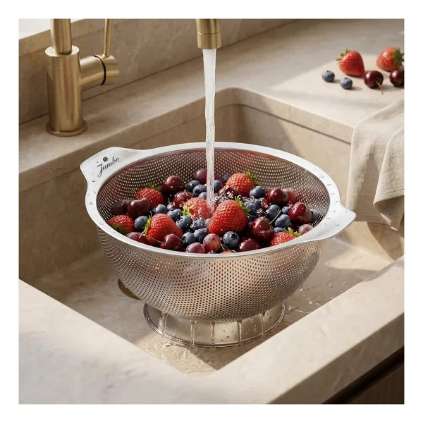 Jumbo Marlow 26 Cm Çelik Süzgeç - Görsel 6
