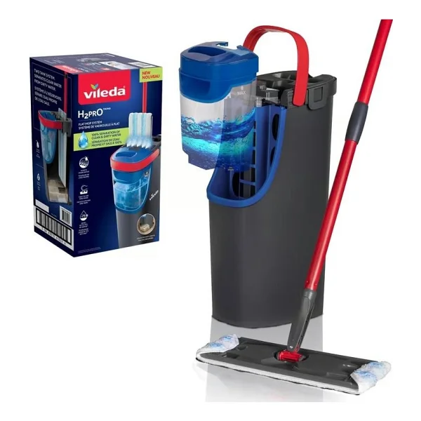 Vileda H2pro Kirli Ve Temiz Suyu Ayıran Temizlik Seti Ve Mikrofiber Mop - Görsel 10
