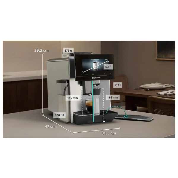 Siemens Tq925e03 Tam Otomatik Espresso Makinesi - Görsel 5