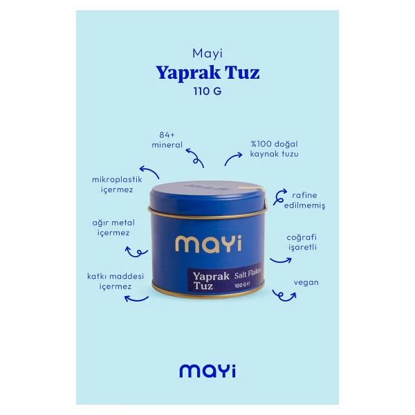 Mayi Tuz Mayi Yaprak Tuz 100 Gr - Görsel 2
