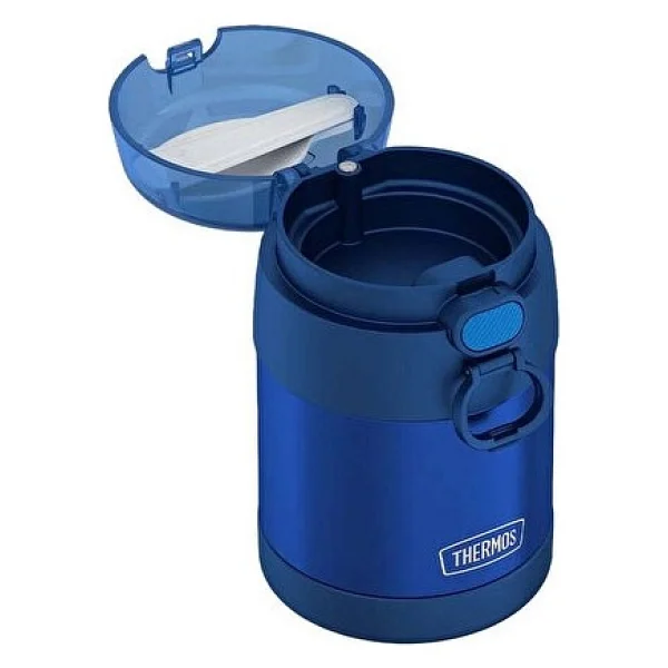 Thermos F320 Funtainer Lacivert 290 Ml Çelik Yemek Termosu - Görsel 7