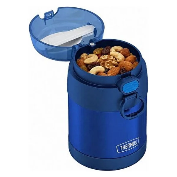 Thermos F320 Funtainer Lacivert 290 Ml Çelik Yemek Termosu - Görsel 9