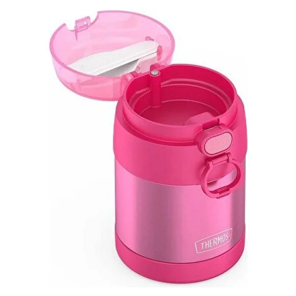Thermos F320 Funtainer Pembe 290 Ml Çelik Yemek Termosu - Görsel 4