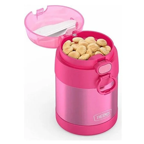 Thermos F320 Funtainer Pembe 290 Ml Çelik Yemek Termosu - Görsel 5