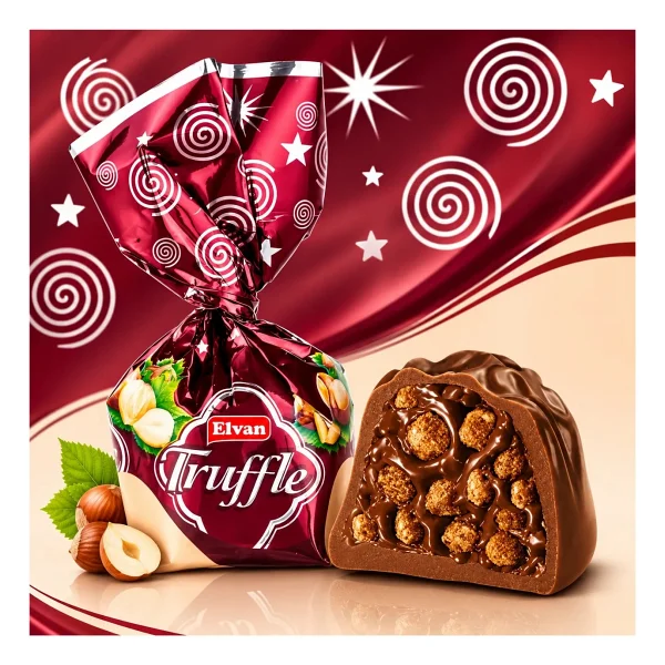 Elvan Truffle Fındıklı 1 Kg - Görsel 4