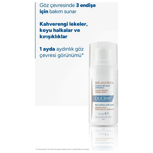 Ducray Melascreen Leke Ve Kırışıklık Karşıtı Göz Kremi 15 Ml - Görsel 6