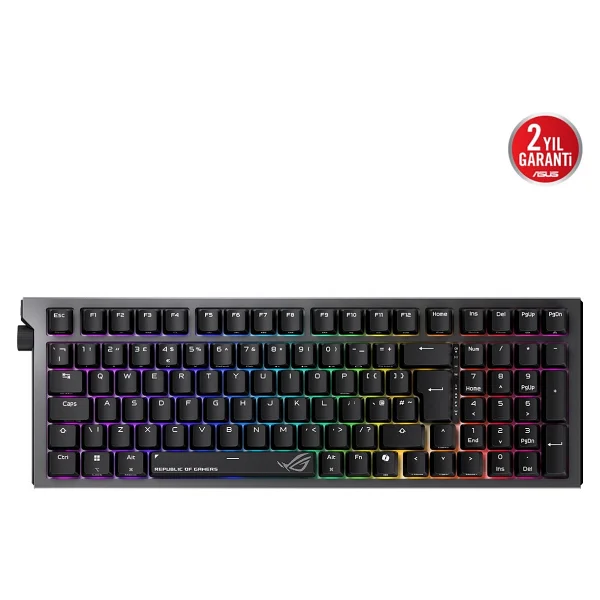 Asus Rog Strix Morph 96 RGB %96 Nx V2 Switch Kablolu/Kablosuz Mekanik Oyuncu Klavyesi - Görsel 2