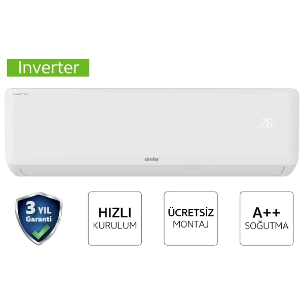 Simfer Sv-4100ı A++ 9000 Btu Inverter Duvar Tipi Klima - Görsel 8