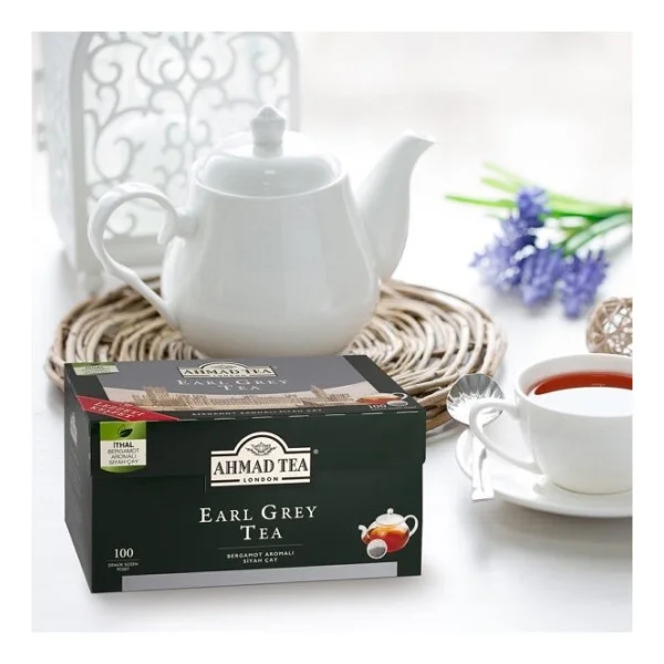 Ahmad Tea Earl Grey 100'lü Demlik Poşet Çay - Görsel 3