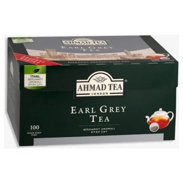 Ahmad Tea Earl Grey 100'lü Demlik Poşet Çay - Görsel 4