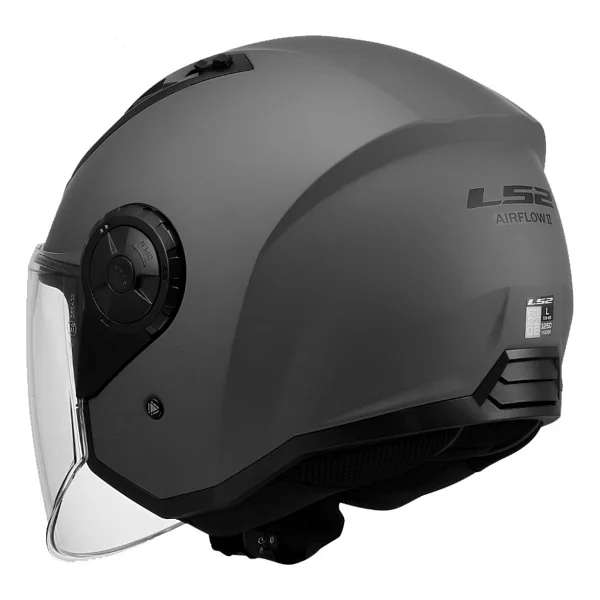 Ls2 Airflow 2 Mat Titanium Açık Motor Kaskı - Görsel 4