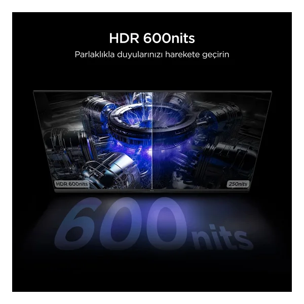 Tcl 25g64 Qd-Mini 24.5" 1 Ms Full HD Pivot Ips 300 Hz Oyuncu Monitörü - Görsel 7