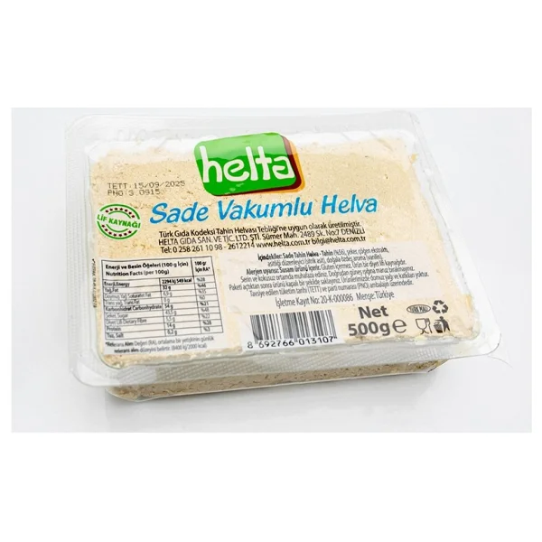 Helta Sade Vokumlu Helva 500 Gr,Sade - Görsel 3