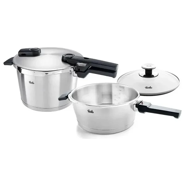 Fissler Vitaquick Premium 6 Lt + 3.5 Lt Düdüklü Tencere Seti - Görsel 6