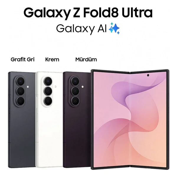 Samsung Galaxy Z Fold 8 Ultra 256 GB 12 GB Grafit Gri - Görsel 2
