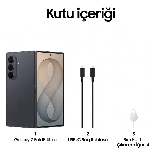 Samsung Galaxy Z Fold 8 Ultra 1 TB 16 GB Grafit Gri - Görsel 8
