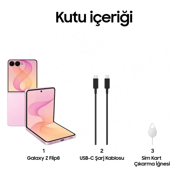 Samsung Galaxy Z Flip 8 256 GB Pembe - Görsel 8