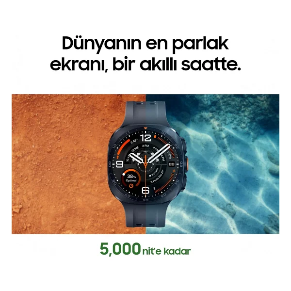 Samsung Galaxy Watch Ultra 2 Titanyum Gri Akıllı Saat - Görsel 5