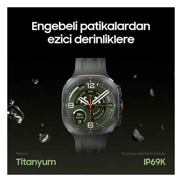 Samsung Galaxy Watch Ultra 2 Titanyum Gri Akıllı Saat - Görsel 6