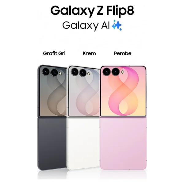 Samsung Galaxy Z Flip 8 512 GB Grafit Gri - Görsel 2
