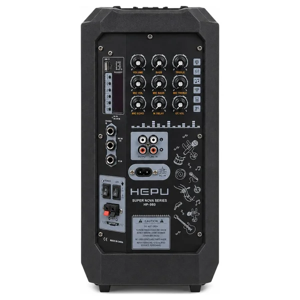 Hepu Hp-980 Bluetooth Hoparlör - Görsel 3