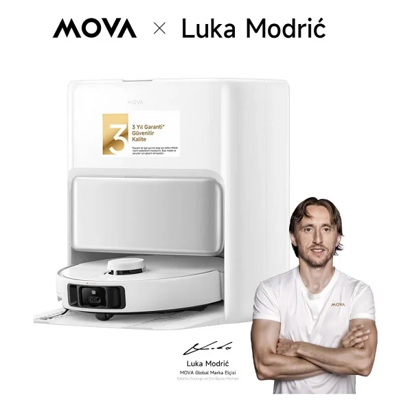 Mova P50 Pro Ultra Çöp İstasyonlu Akıllı Robot Süpürge - Görsel 8
