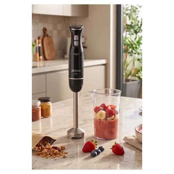 Arzum Ar1139-S Chefy Siyah 1500 W El Blenderı - Görsel 6