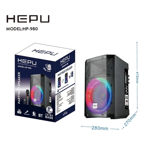Hepu Hp-980 Bluetooth Hoparlör - Görsel 2