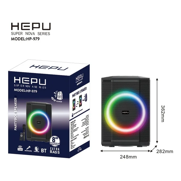 Hepu Hp-979 Bluetooth Hoparlör - Görsel 3
