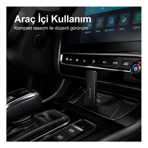 Carlinkit Mini Pro Se 2in1 Kablosuz Carplay Adaptörü - Görsel 5