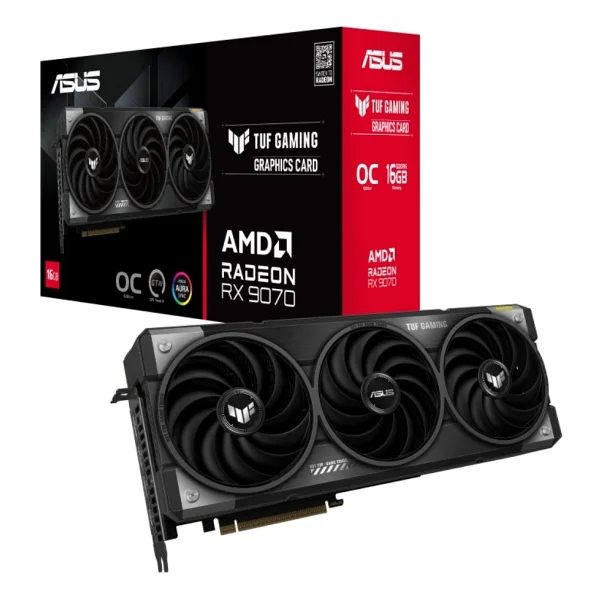 Asus RX 9070 Tuf Gaming Oc Edition Tuf-Rx9070-O16g-Gamıng 256 Bit Gddr6 16 GB Ekran Kartı - Görsel 2