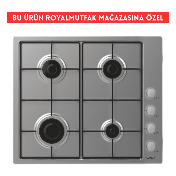 Hoover Vıale Inox / Gri Dijital Turbo Ankastre Set (Ho3158ın+ Candy Chw6lmx Emaye +Hch6mxtk) - Görsel 3