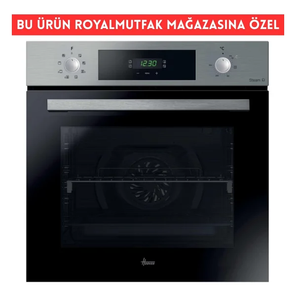 Hoover Vıale Inox / Gri Dijital Turbo Ankastre Set (Ho3158ın+ Candy Chw6lmx Emaye +Hch6mxtk) - Görsel 5