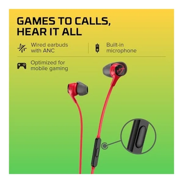 Hyperx Cloud Earbuds Iı Kablolu Kulak İçi Oyuncu Kulaklığı - Görsel 3