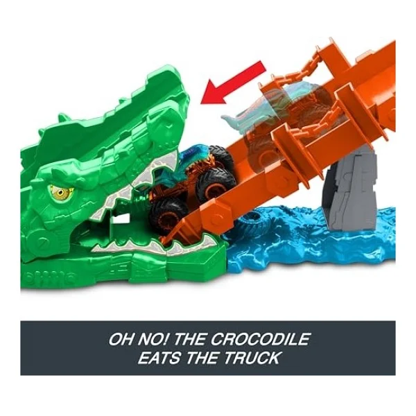 Hot Wheels Monster Trucks Timsahı Devir Jjn45 - Görsel 9