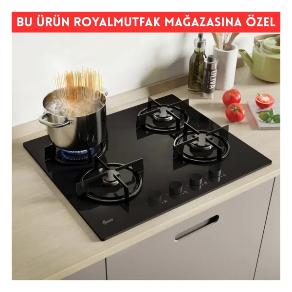 Hoover Torino Siyah Dijital Turbo Dijital Ankastre Set (Ho3158b+ Hvw6mbb + Hdg6c1gbtk) - Görsel 6